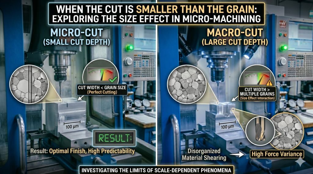 Exploring the Size Effect in Micro-machining