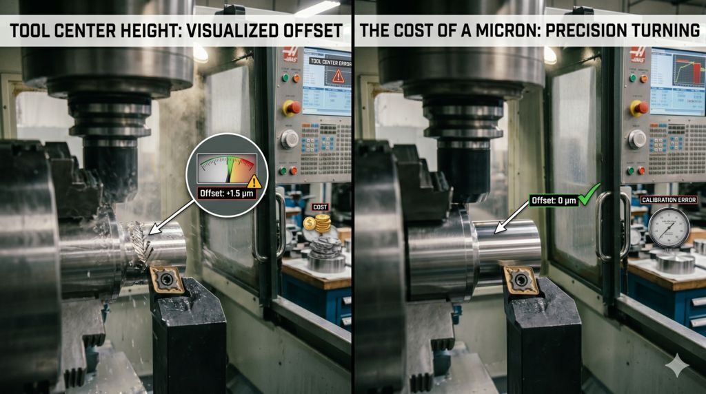 Why Tool Center Height Offset is the Silent Killer in Precision Turning